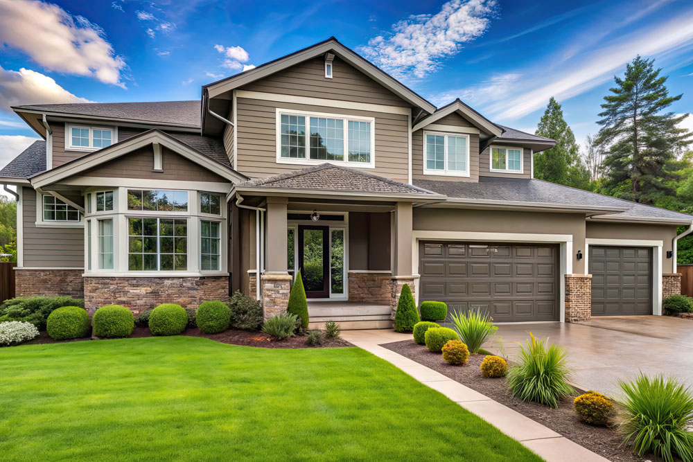 Clean windows enhancing curb appeal and property value